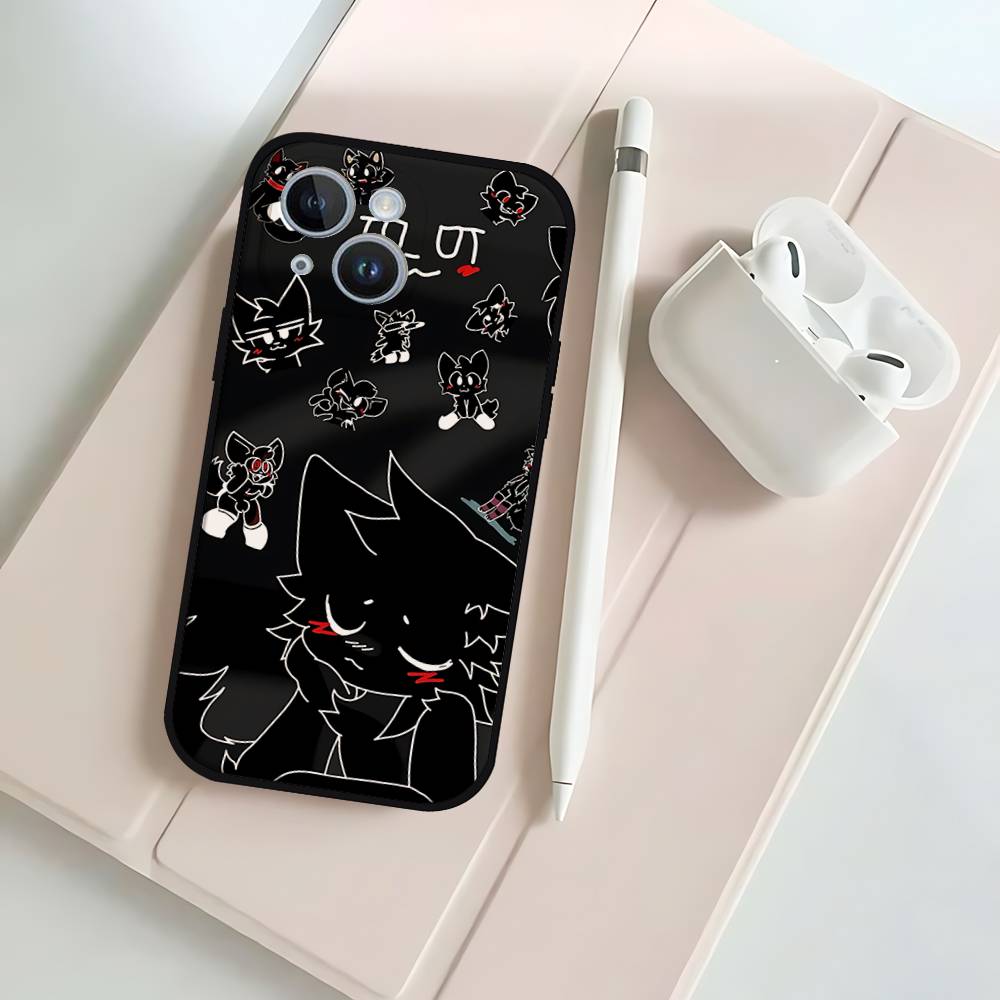 Boykisser Чехлы Черный Чехол Для Телефона Подходящий Для IPhone 17,16,15,11,13,14 Pro Max,Plus,X,Xr,Xs Max,13Mini