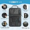 Seat back pocket car storage multifunctional large capacity space rear seats drink holder folding table tissues meals umbrellas small items easy goods