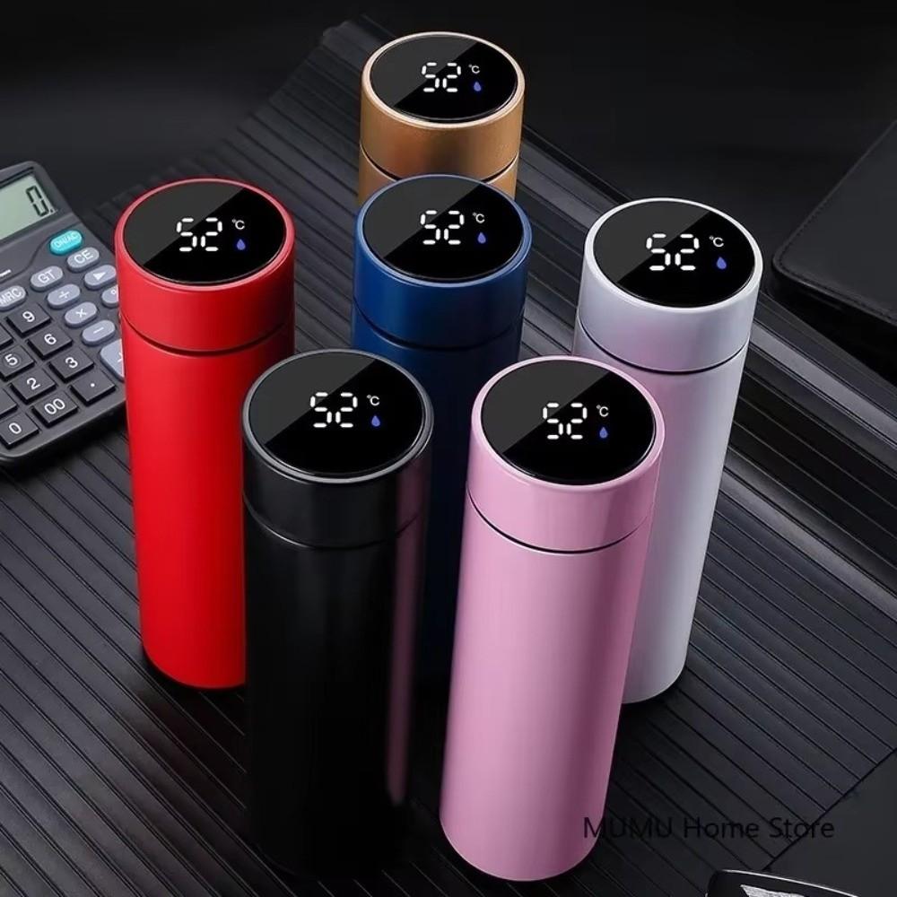 500ml Thermal Mug Keeps Heat & Cold Sports Water Cup New Smart Thermal Bottle  Daily Use