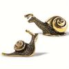 Personalized Antique Mini Snail Ornament Desktop Playpiece Tea Pet Tea Ceremony Decoration