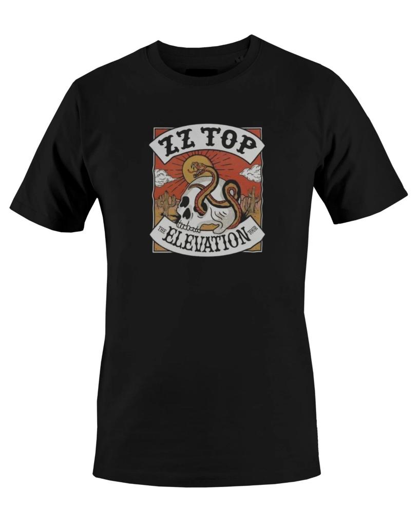 ZZ Top Elevation Tour Poster Graphic Print Unisex Mens T-Shirt