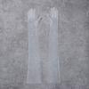 70Cm Sheer Tulle Gloves Ultra Thin Gloves Elbow Long Gloves Po Shooting