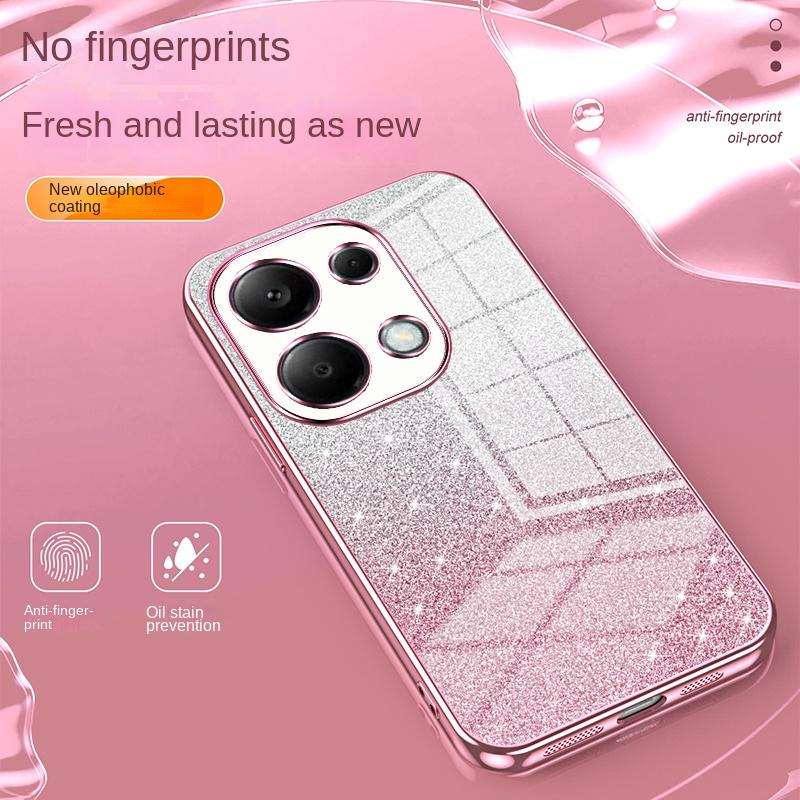 Чехол для Infinix Note 40 Pro Мягкий ТПУ Модный Блестящий Глиттер Тонкий Защитный Задний Чехол Для Infinix Note40 30 Pro 30i 30Vip