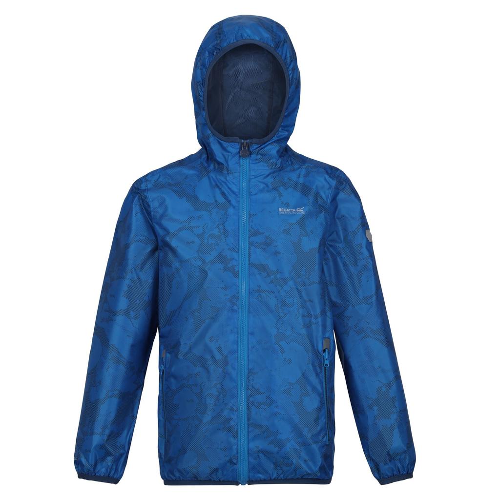 Regatta Childrens/Kids Lever Printed Packaway Waterproof Jacket