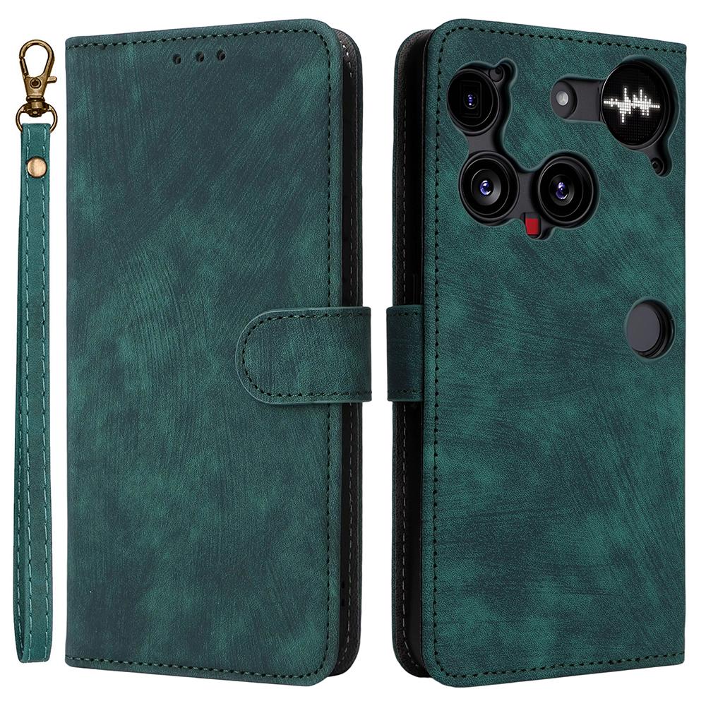 For Nothing Phone (3) 5G Case Wallet RFID Blocking PU Leather Phone Cover Stand with Strap