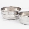 2Pcs/Set 500ml/650ml Camping Folding Bowl Stackable Anti Rust Stainless Steel Camping Bowl