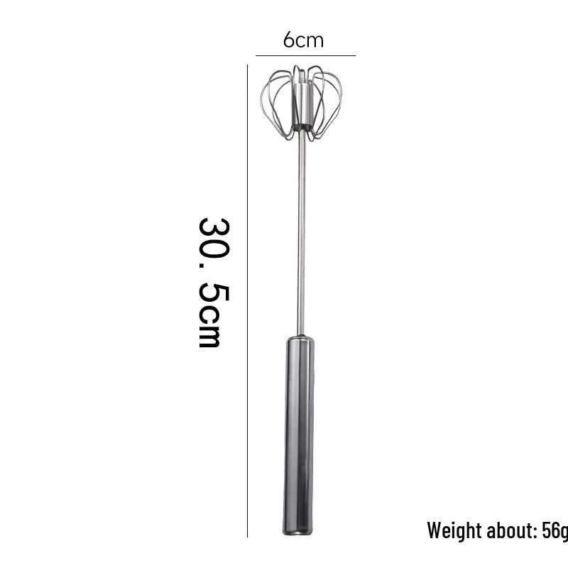 UTO Stainless Steel Semi-Automatic Whisk