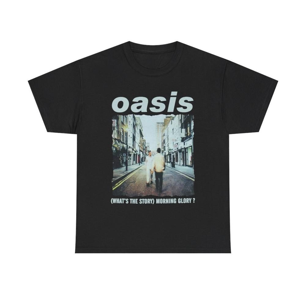 Oasis What’s the Story Morning Glory Ретро 1994 Двусторонняя унисекс футболка