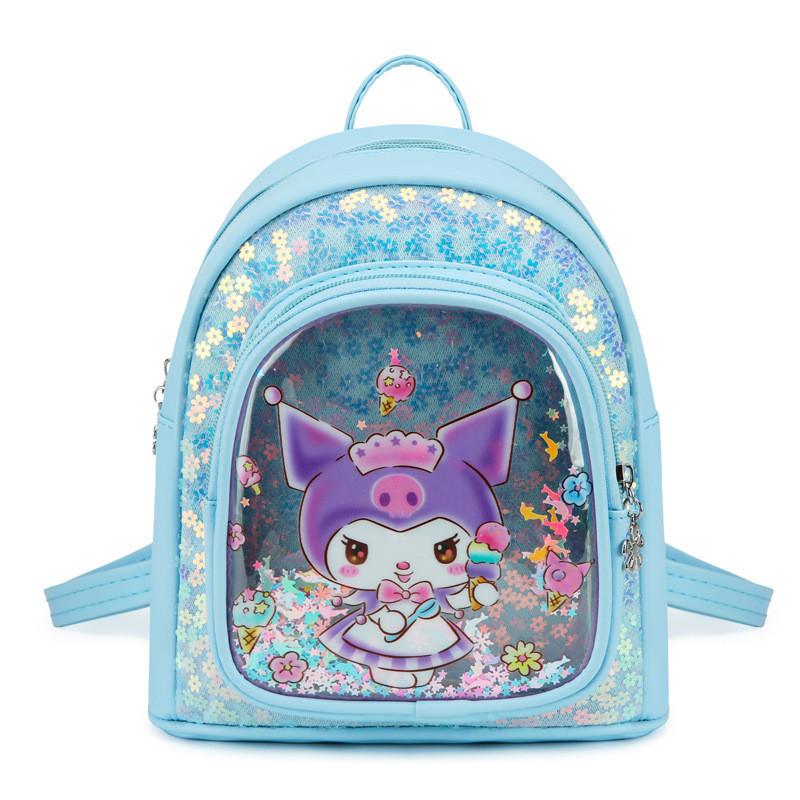 Delightful My Melody Pu Backpack For Young Girls With Comfortable Shoulder Straps