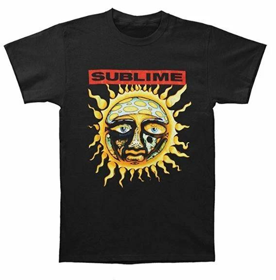 Мужская футболка 2026 Sublime Sun Logo - Совершенно новаяРазмер футболки S-4XL Высококачественная Роскошь Подходит как мужчинам, так и женщинам Топ Y2k