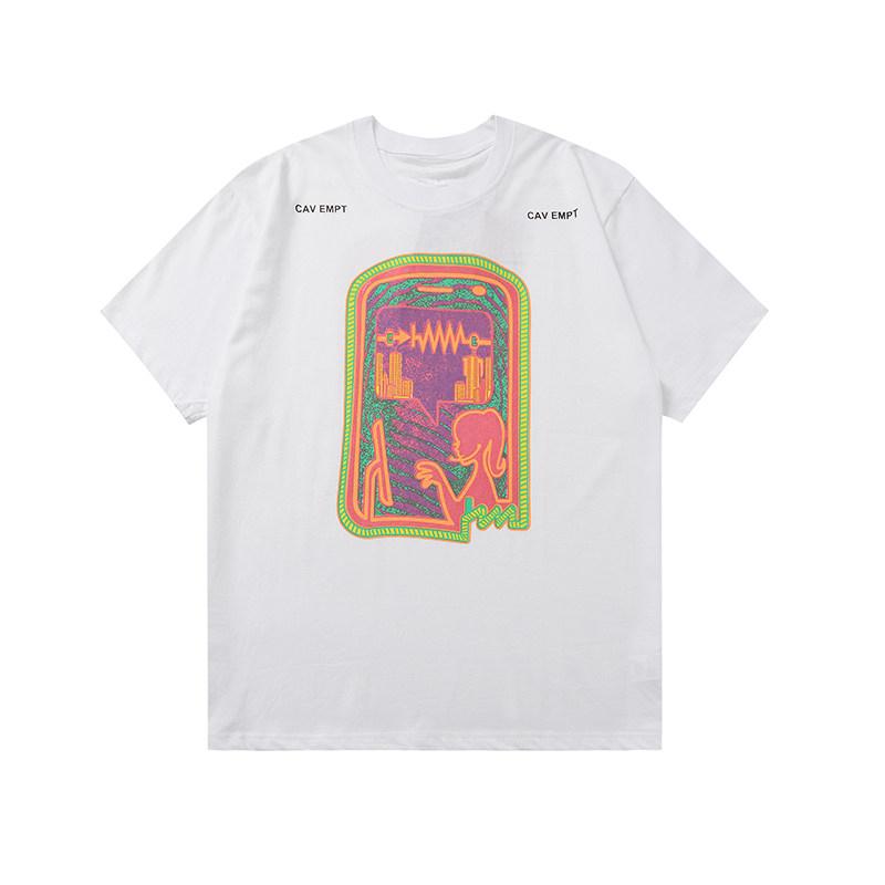 Summer 2026 Life Japanese Cavempt Trendy Brand Ce Shortsleeved Crossshaped Sunflowerprinted Unisex And Unisex Couple Tshirt