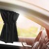 2Pcs With Suction Cup Car Curtain Sun Protection Side Window Curtain  Car Interior Accessories
