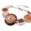 [J1964] - Brown 'Coloring' Designer Bracelet
