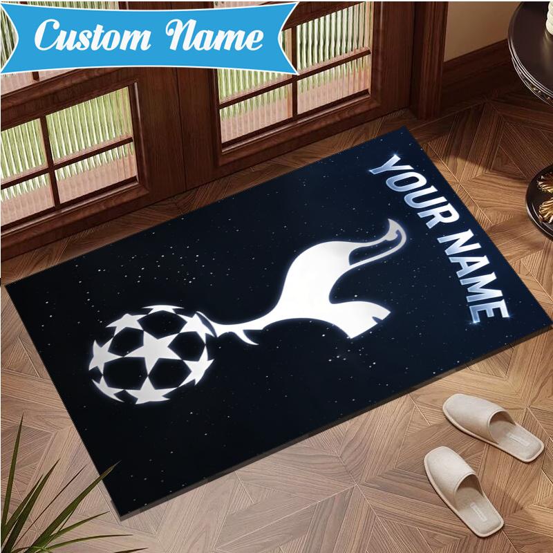 Custom Name Tottenham Hotspur Stadium Rug Indoor Floor Mat Chair Rug Perfect for Living Room, Bedroom, Playroom, Game Room Christmas fan gifts