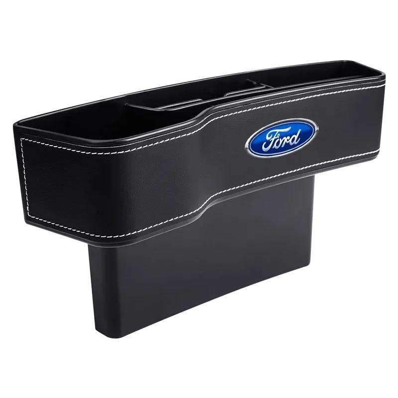 New 2026 Car Sticker For Ford Car Seat Gap Storage Box Cup Holder Phone Wallet Organizer Case For Ford Focus 2 3 1 Fiesta MK1 MK