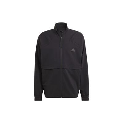 City Escape Track Top с однотонным логотипом, воротником-стойкой, длинными рукавами, мужская куртка, черный цвет IA3085
