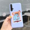 Чехол для Huawei Nova 5T Красивая Девушка Цветок Чехол для Телефона Для Huawei Nova5T YAL-L21 Мягкий Силикон Ударопрочная Задняя Крышка Бампер