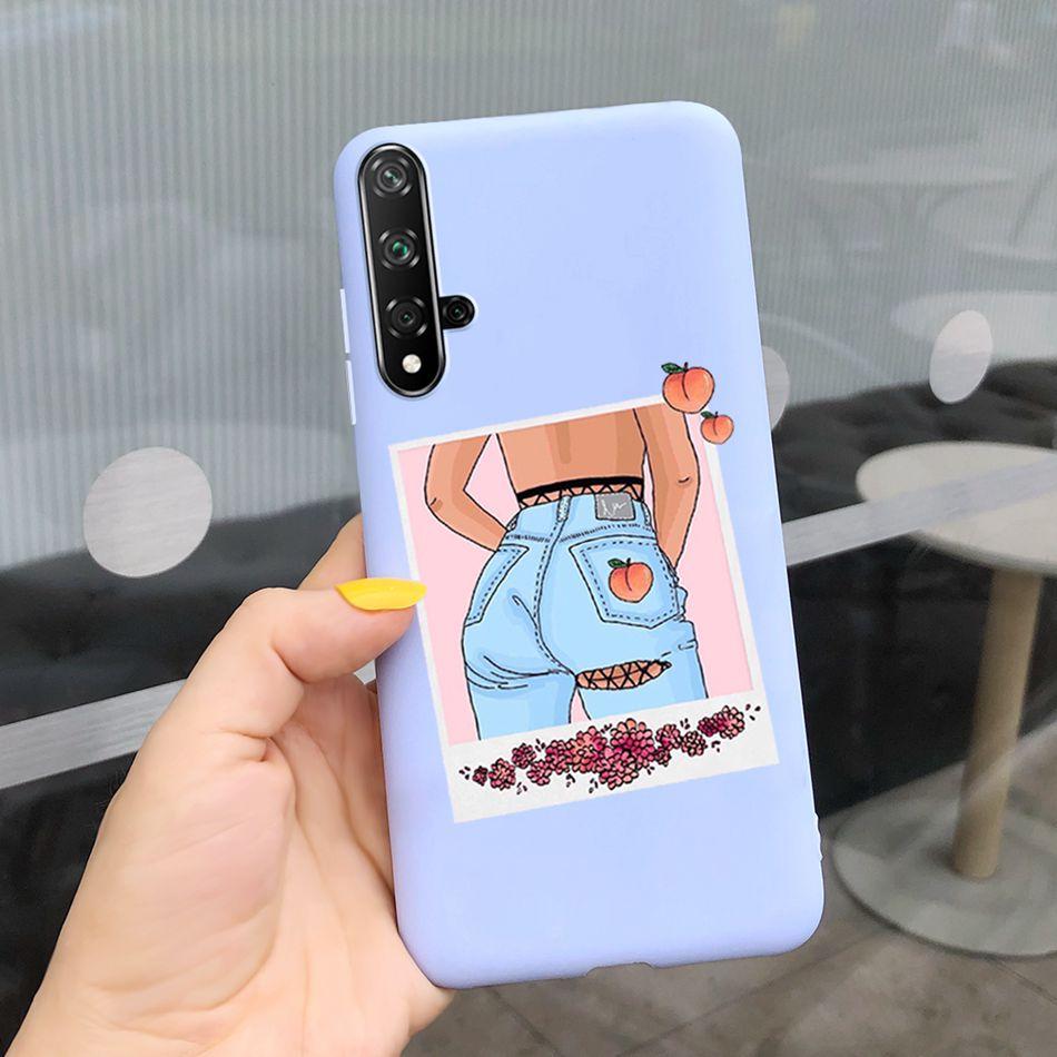 Чехол для Huawei Nova 5T Красивая Девушка Цветок Чехол для Телефона Для Huawei Nova5T YAL-L21 Мягкий Силикон Ударопрочная Задняя Крышка Бампер