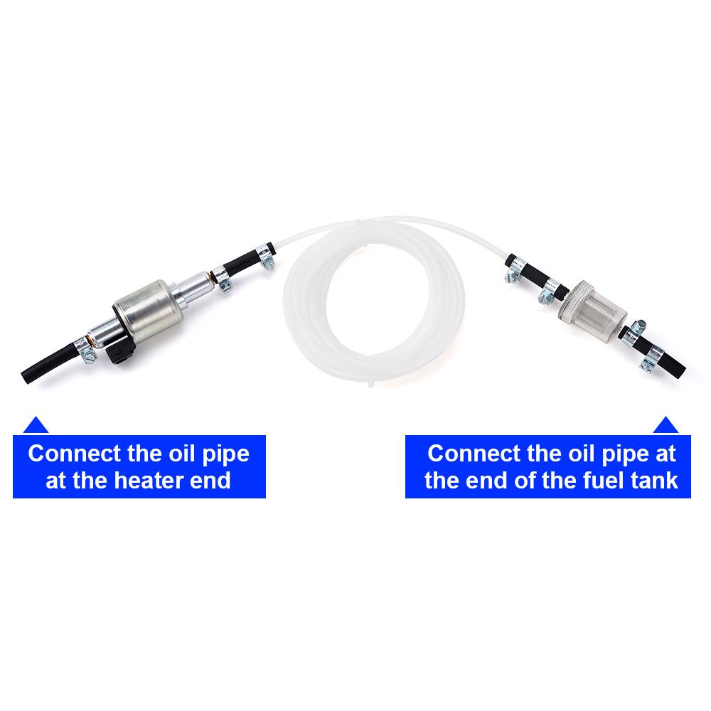 Комплект заборной трубки топливного бака 4M Сменный комплект топливной магистрали для парковочного нагревателя для нагревателей Eberspacher/ Webasto Дизельный хомут