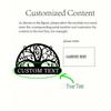 Custom Metal Family Name Sign Tree of Life Design Rust Proof Outdoor Wall Decor