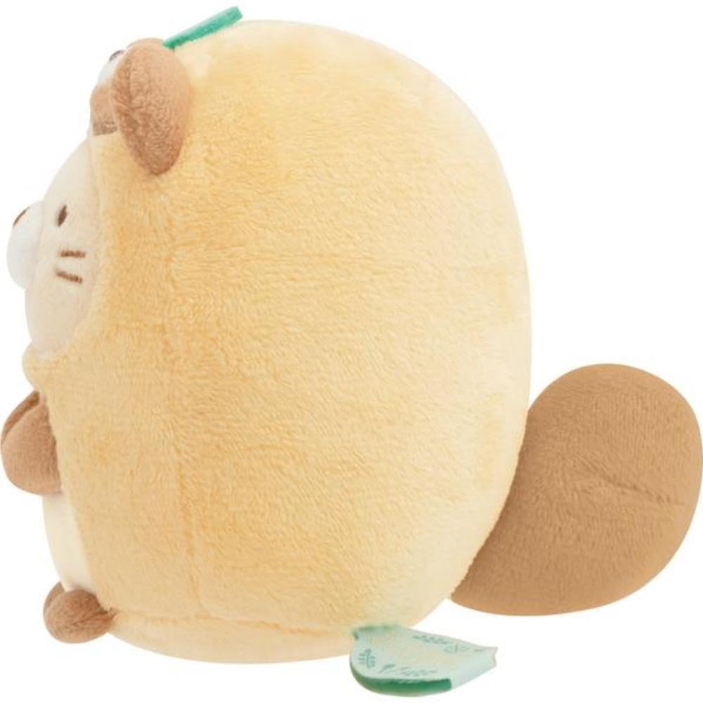MV62701 Коллекция Sumikko Gurashi Круглый ресторан Тануки Коллекционная мягкая игрушка Кошка