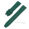 Изогнутый силиконовый ремешок из каучука для браслета часов Citizen для Swatch Мягкий водонепроницаемый ремешок для Rolex 20 мм 22 мм Браслет