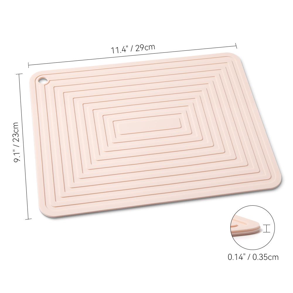 Силиконовый термостойкий противоскользящий коврик на кухонную столешницу