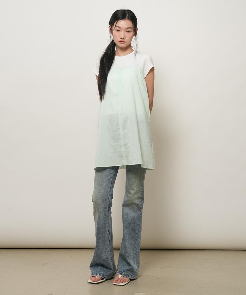 General Idea Cotton Sleeveless Dress [Mint] / Gf2Lop508