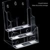 Acrylic Brochures Holder Clear Literature Organizers Stand, Brochures Pamphlets Display Stand for Wall Mount Countertop
