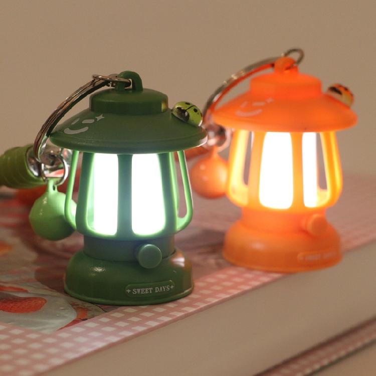 Водонепроницаемый ретро-фонарь, подвеска, оранжевый ремешок, винтажный брелок-подвеска в виде фонаря, подходит для исследователей и туристов