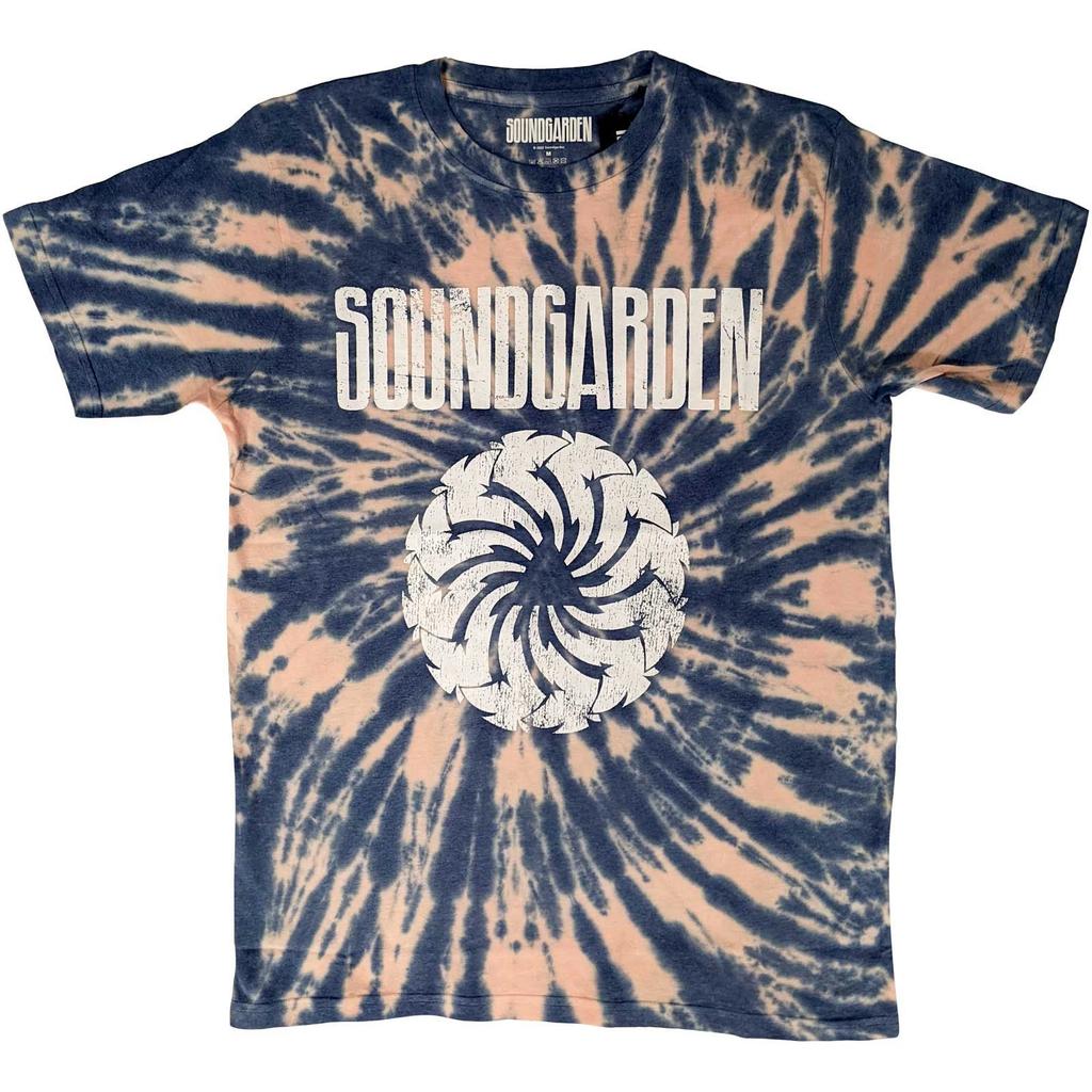Men's Soundgarden Logo Swirl T-shirt Medium Blue