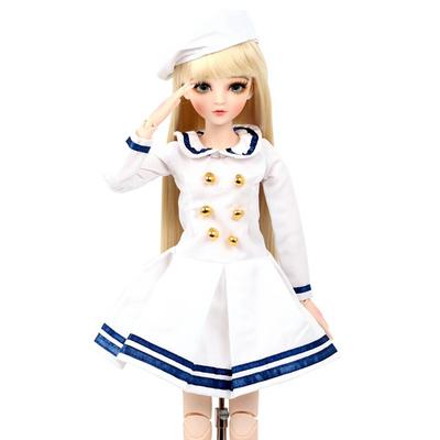 Костюм морской цельный для шарнирной куклы Акарачи 60см, разные цвета