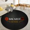 Bacardi 150 Years Round Area Rug,Carpet Rug for Living Room Bedroom Sofa Playroom Decor,Non-slip Floor Mat30