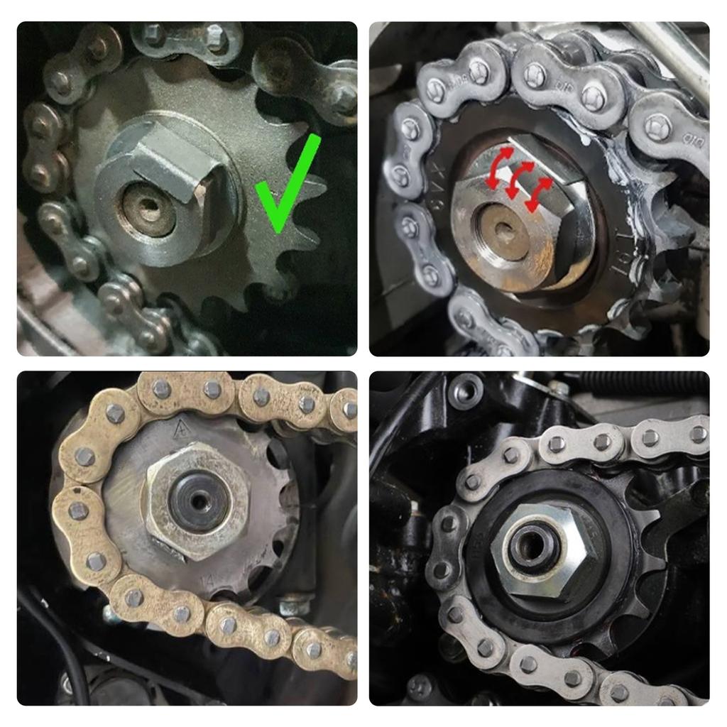 Motorcycle Front Sprocket Nut And Washer Lock Kit for Yamaha YZF R1 FZ1 FZS 1000 FAZER TDM 900 2002-2010