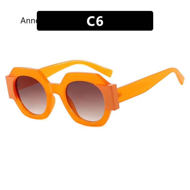 New Fashion Square Sunglasses Woman Vintage Shades Design Vintage Polygon Sun Glasses Female Tourism Glasses Lady Oculos