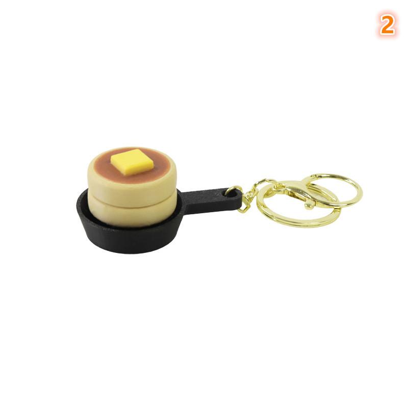 Calming Keychain Keys Finger Button Anti-Stress Toys Rabbit Cake Heart Waffles Funny Decompression Gifts For Children Adults