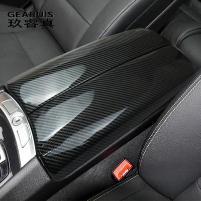 Автомобиль Sryling для BMW 5 серии GT F07 5gt из углеродного волокна, центральная консоль, подлокотник, ящик для хранения, панель, украшение, внутренняя крышка