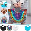 Big Pop It Popit Handbag Sensory Toy With Vibrant Colors For Anxiety And Stress Relief