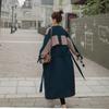 Women's Coat Autumn New Long Windbreaker Women's Belt Waist Top