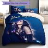 Dua Lipa Music Star Bedding Quilt Set Quilt Cover Pillowcase Home Decoration Birthday Gift (1 * duvet cover + 2 * pillowcase, without core)