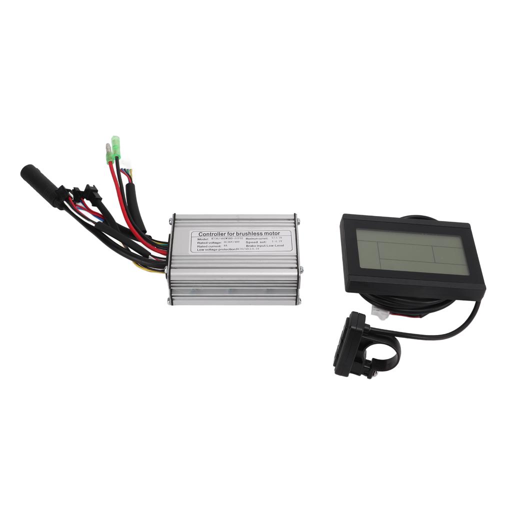 Комплект контроллера бесщеточного двигателя 17А 36В 48В 350Вт контроллер панель LCD3 130X рычаг газа под большой палец 8C комплект датчика помощи при педалировании