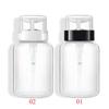 200mL UV Gel Cleaner Pump Dispenser Container Empty Bottle Clean Acetone  Nail Polish Remover
