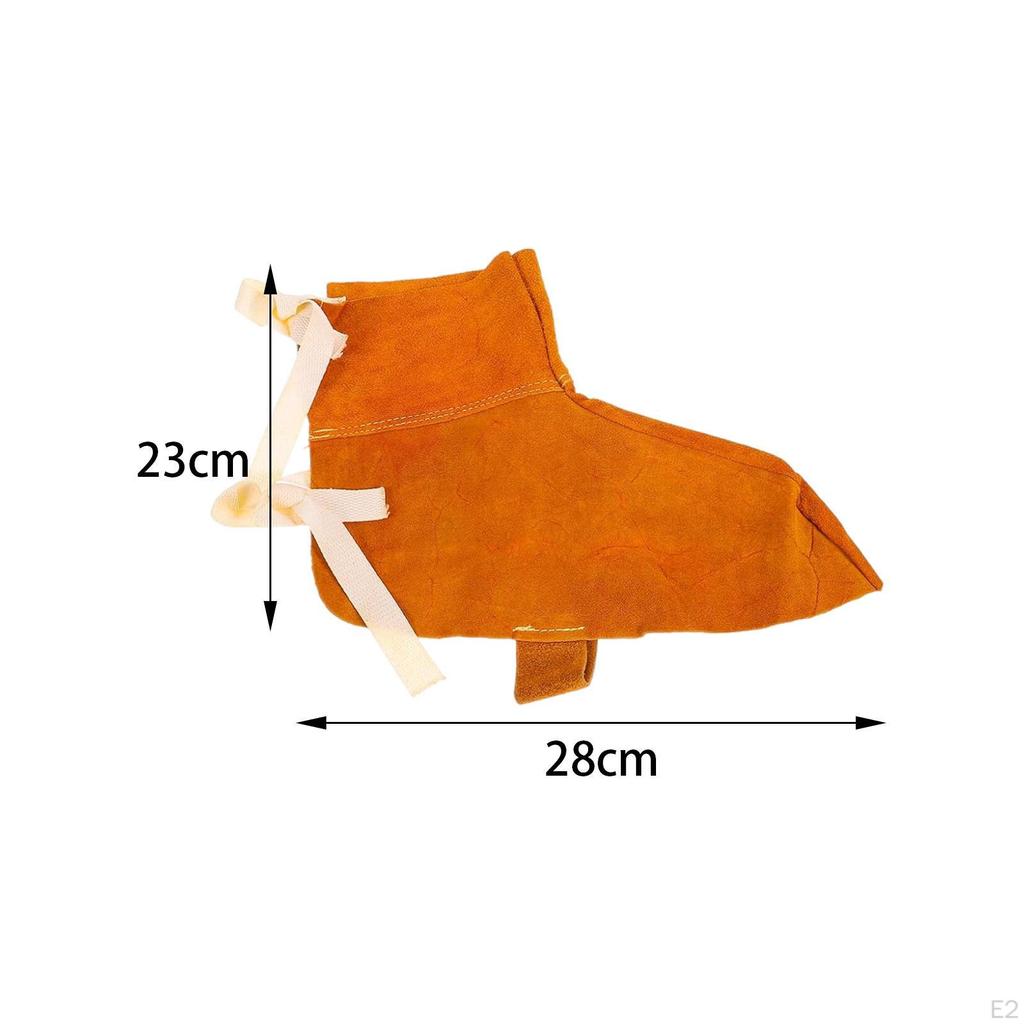 Welding Shoes Covers Spats Personal Protective Equipment Heat Resistant PU Welder Boot