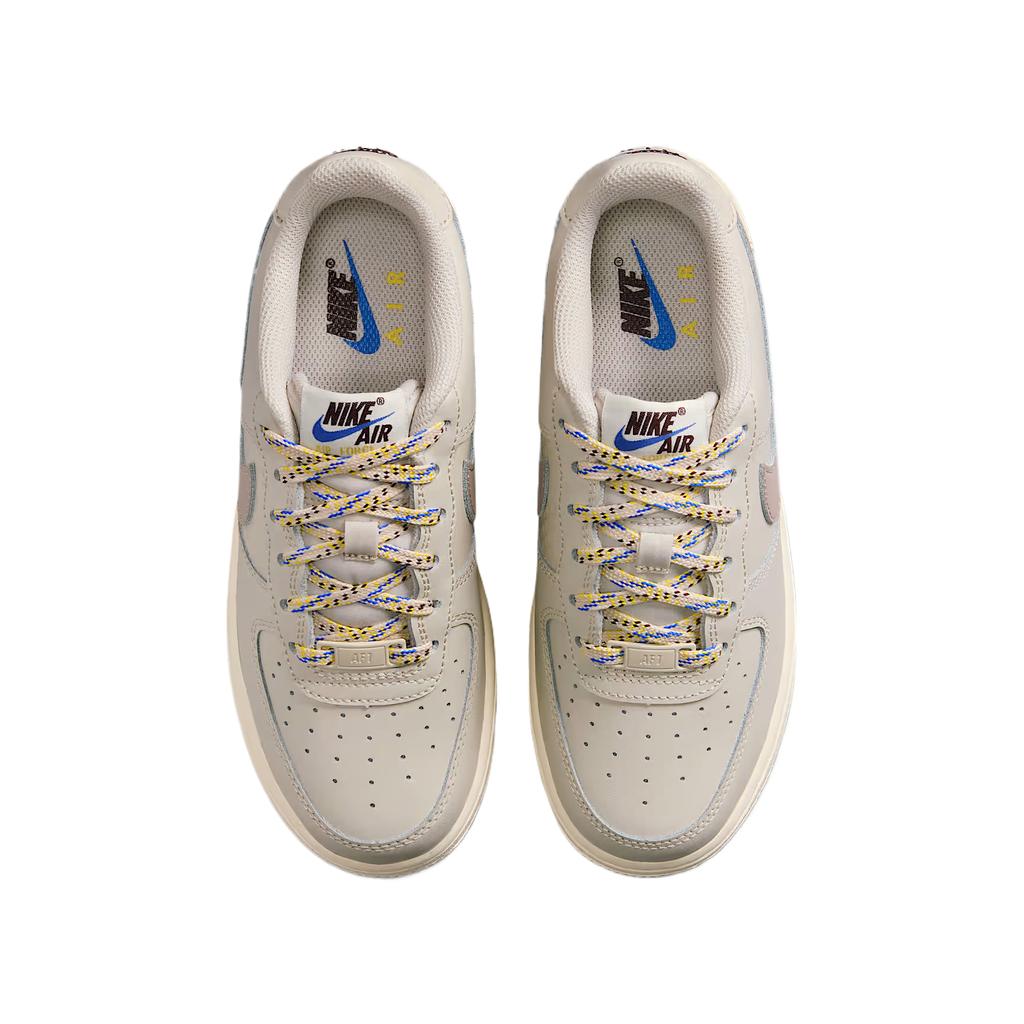 Nike Air Force 1 Lv8 Искусственная кожа Мода Простые Трендовые Эстетичные Детские Кроссовки Детские Кроссовки Солод HQ1907-100