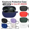 For Sony WF-1000XM5 Earbuds Silicone Case Earphone Protective Case Shockproof with Carabiner Anti Scratch Protector Cover 1-3pcs