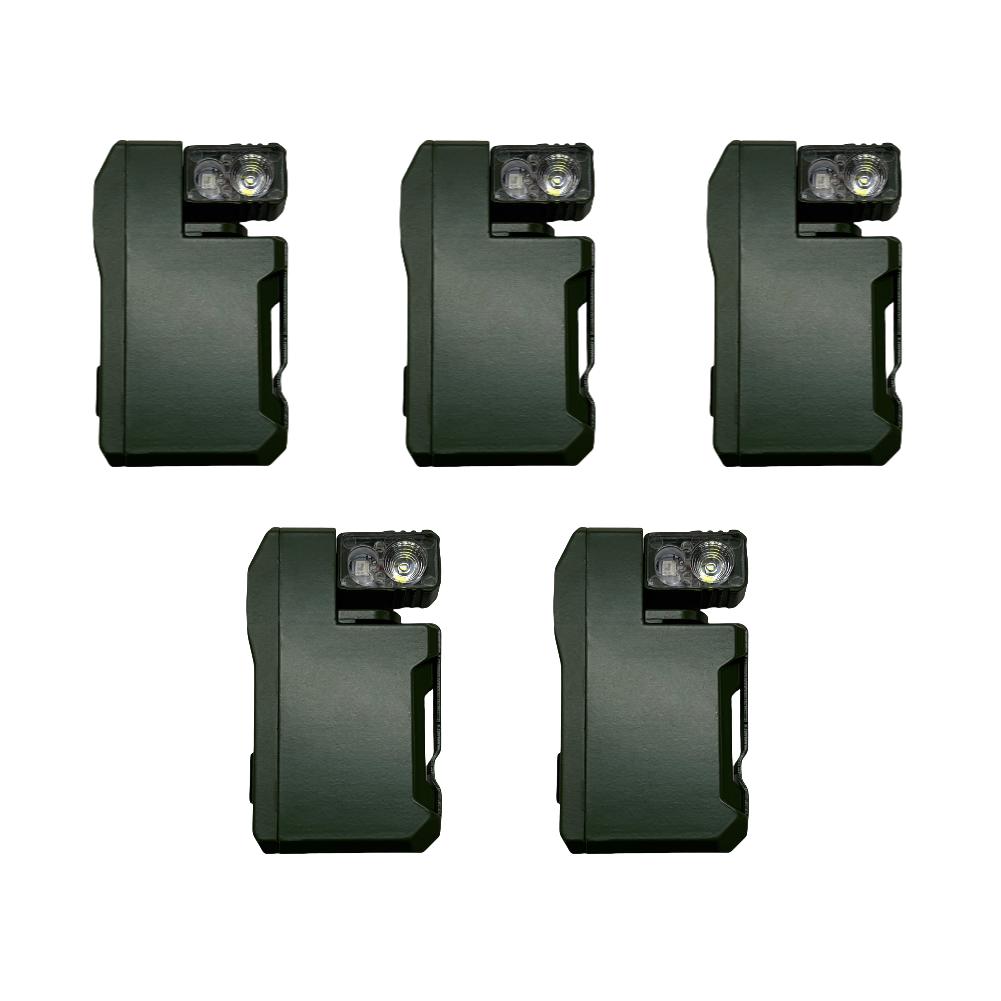 G5 EDC Mini Flashlight 400LM Portable Flat Pocket Flashlight TypeC Rechargeable for Outdoor Camping Fishing Emergency Lighting