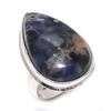 Sodalite Gemstone 925 Sterling Silver Jewelry Ring Size 8