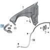 Впускной патрубок воды BMW X3 F25 (модель: 61667213278)