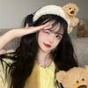 Makeup Headband Width Hair Hoop Wash Face Hair Band Cartoon Plush Headband Women Hair Accessories