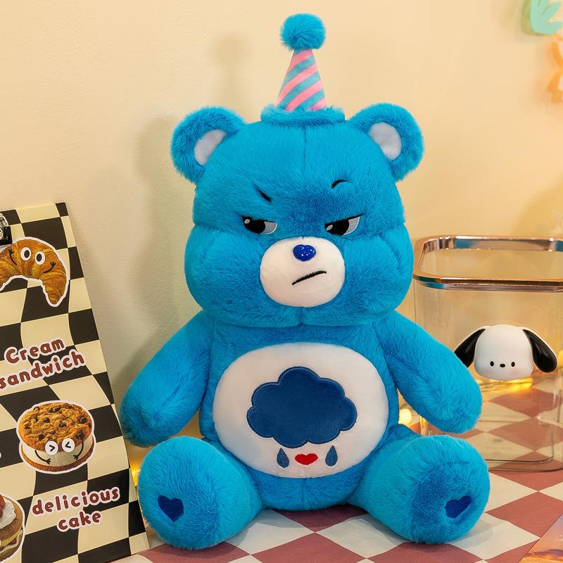 Мультяшный Плюшевый Мишка Любви Детская Подушка для Сна Кукла для Игрового Автомата Кукла Радужный Облачный Мишка